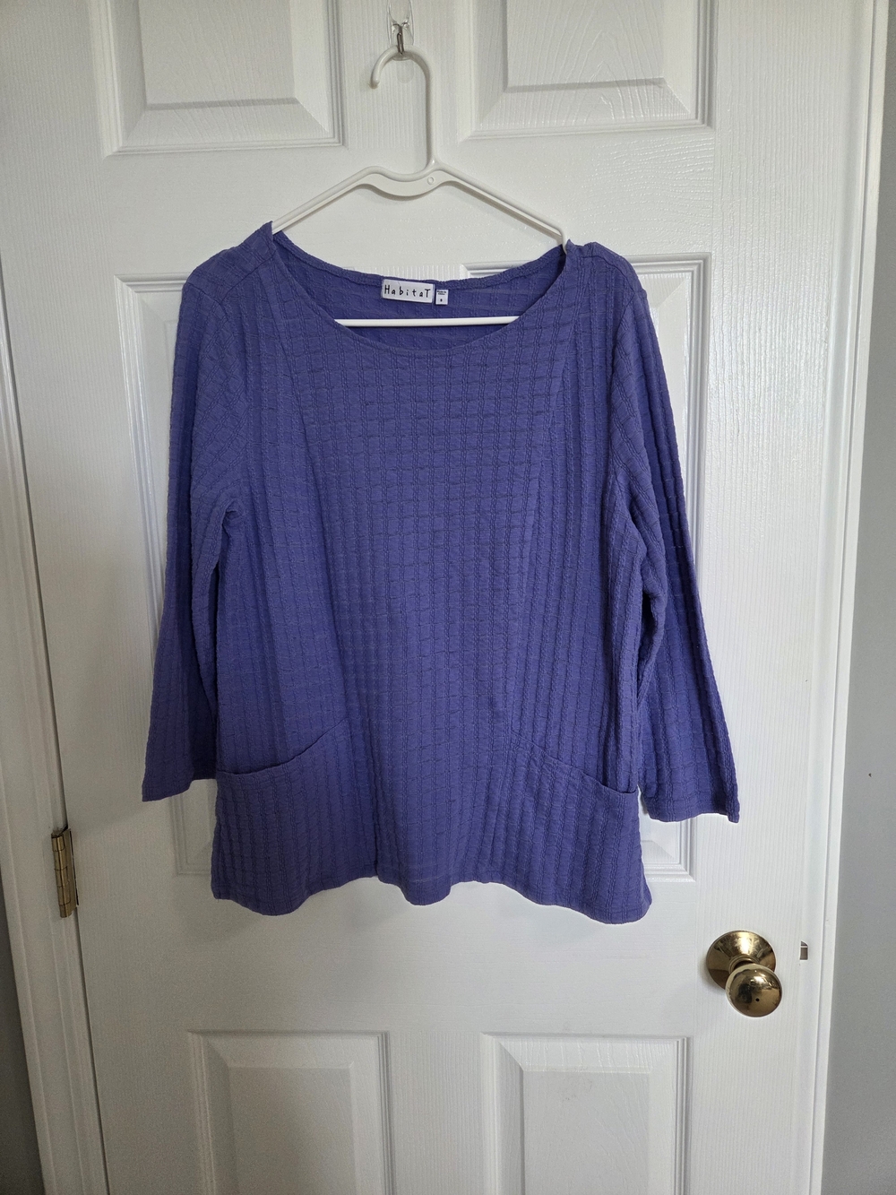 Habitat Lavender Waffle-Knit Pocket Tunic